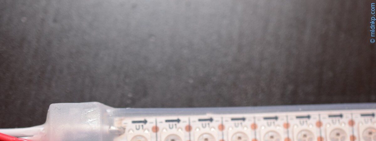 Digitale RGB ledstrip met 144-leds