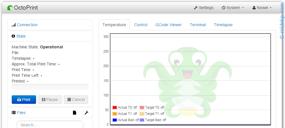 Octoprint installeren