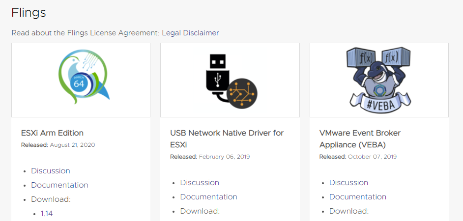 VMware Flings are back