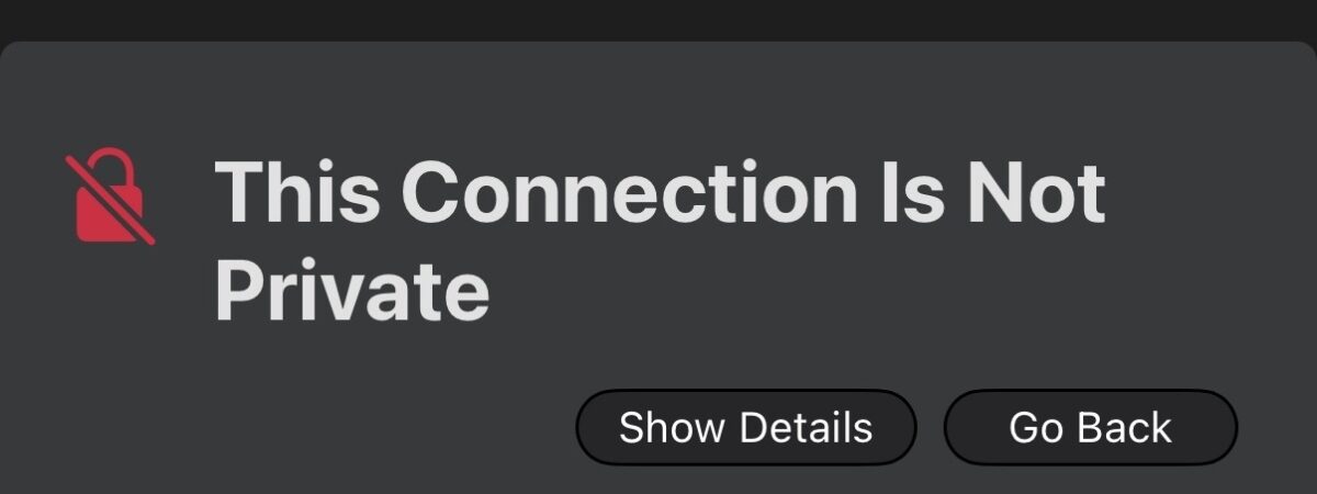 iOS 26.2 Problemen met Self-Signed (homelab) Certificaten